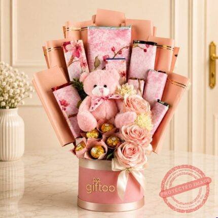 Rose Gold Hamper - Anniversary Gifts | Giftoo Pakistan