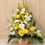 Imported Flowers Basket - Premium Quality Flowers | Giftoo Pakistan