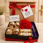 Red Dry Fruit Box - Anniversary Gifts | Giftoo Pakistan