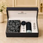Black/Green Paisley Men Accessories Box - Men’s Accessories | Giftoo Pakistan