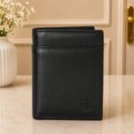 Black 100% Leather Wallet - Men’s Accessories | Giftoo Pakistan