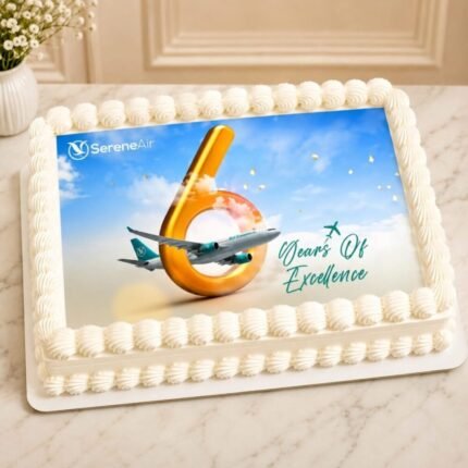 Rectangle Designer Cake - Corporate Gifts | Giftoo Pakistan