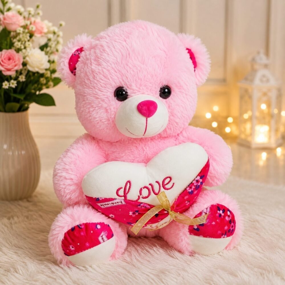 Love Cute Teddy Bear Size 12 Inch – Anniversary Gifts Love Cute Teddy Bear Size 12 Inch - Anniversary Gifts | Giftoo Pakistan
