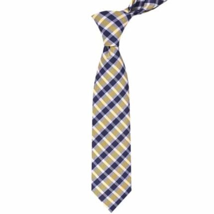 Golden Check Tie - Men’s Accessories | Giftoo Pakistan