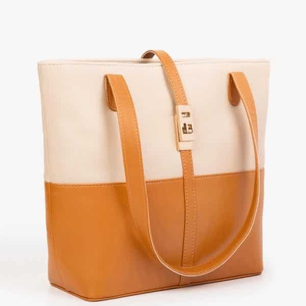 Two – Toned Handbag – Ladies Hand Bags Two – Toned Handbag - Ladies Hand Bags | Giftoo Pakistan