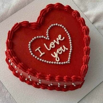 Red Love Cake - Cake O’Clock | Giftoo Pakistan