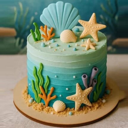 Mermaid Theme Cake - Cake O’Clock | Giftoo Pakistan