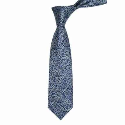 Navy Floral Tie - Men’s Accessories | Giftoo Pakistan