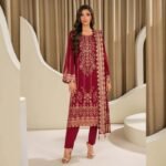 3 Piece Lawn Suit – Embroidered (Unstitched) - Eid Gifts | Giftoo Pakistan