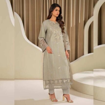 3 Piece Missouri Suit – Embroidered (Unstitched) - Eid Gifts | Giftoo Pakistan