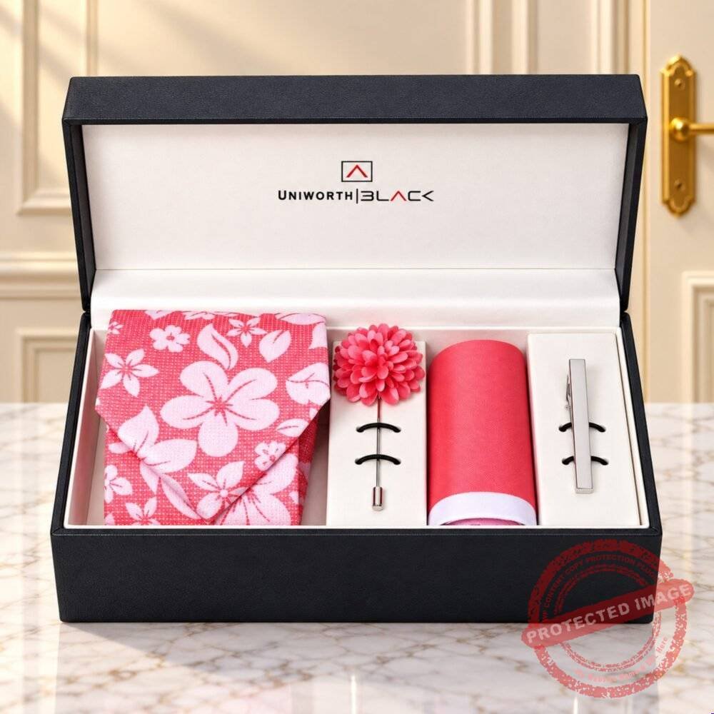 Pink Floral Men Accessories Box – Men’s Accessories Pink Floral Men Accessories Box - Men’s Accessories | Giftoo Pakistan