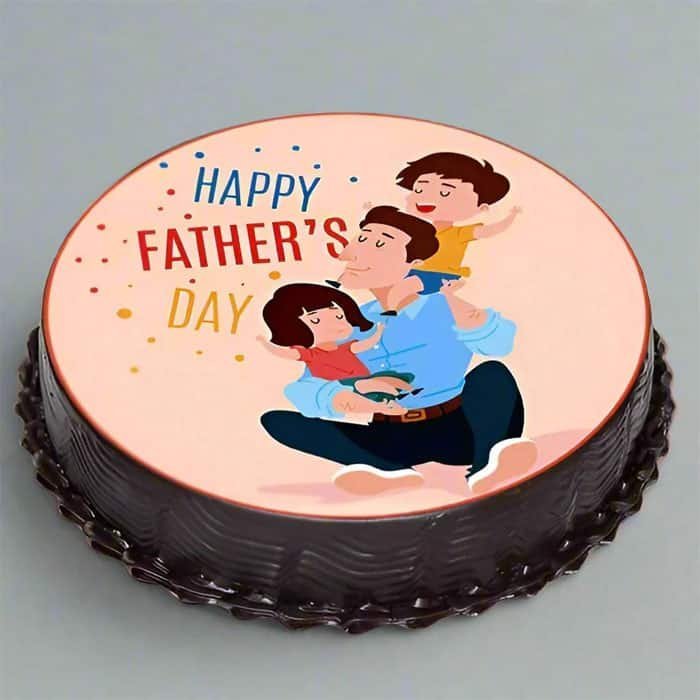 Father’S Day Poster Cake – Designer Cakes Father’S Day Poster Cake - Designer Cakes | Giftoo Pakistan