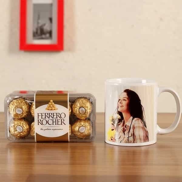 Ferrero Rocher and Printed Mug – Anniversary Gifts Ferrero Rocher and Printed Mug - Anniversary Gifts | Giftoo Pakistan