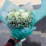 Perfume Set with Beautiful Bouquet - Anniversary Gifts | Giftoo Pakistan